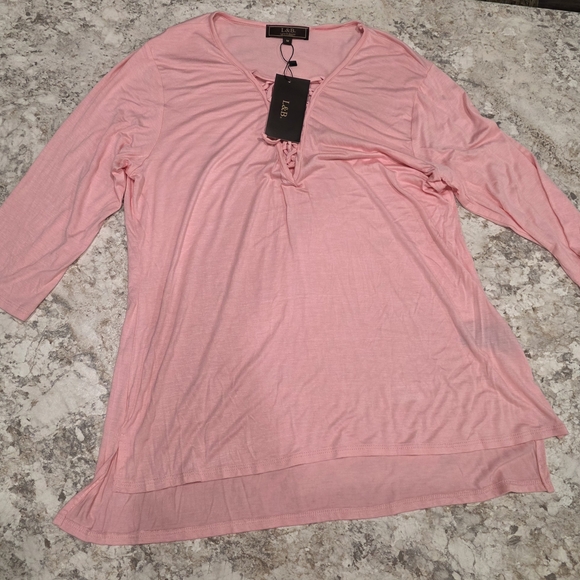 L&B Tops - Pink Women's Top